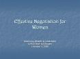 Effective Negotiation for Women Advancing Women i