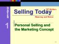 CHAPTER Selling Today 10th Edition Manning and Reece 