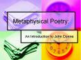 Metaphysical Poetry: An Introduction to John Donne Joh