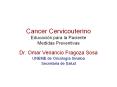 Cancer Cervicouterino Educaci