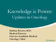 Knowledge is Power: Updates in Oncology