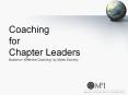 Coaching for Chapter Leaders Based on  Effective Coaching