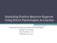 Coaching Considerations (Horner, www.pbis.org) Interna