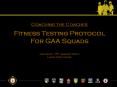 Coaching the Coaches Fitness Testing Protocol For GAA Squad