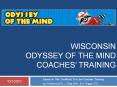 WISCONSIN ODYSSEY OF THE MIND COACHES  TRAINING 10/1/201