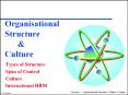 Organisational Structure & Culture Types of Structure Spa