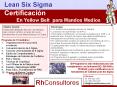 Lean Six Sigma Certificaci n En Yellow Belt para Mando