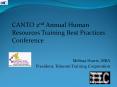CANTO 2nd Annual Human Resources Training Best Practice