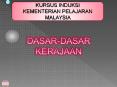 kursus induksi kementerian pelajaran malaysia * * * * * * 