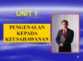 unit 1 pengenalan kepada keusahawanan unit 1 pengenala