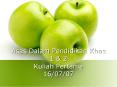 Asas Dalam Pendidikan Khas 1 & 2 Kuliah Pertama 16/07/0