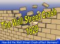 How did the Wall Street Crash affect Germany? What part di