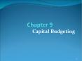 Capital Budgeting 9-* 9.4 Problems with the IRR In mos