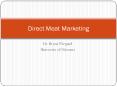 Direct Meat Marketing Dr. Bryon Wiegand University o