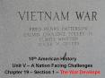 10th American History Unit V   A Nation Facing Challenge