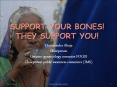 Bone with Osteoporosis Normal Bone Osteoporosis causes wea
