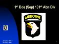 Draft of 101st Reunion PowerPoint 'slide show'. ... Forwar