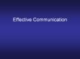 Effective Communication Creating a Friendly Environmen