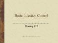 Basic Infection Control Nursing 125 Infection: An invasio