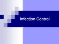 Infection Control Basic Principals of Infection Control Ho