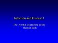 The Normal Microflora of the Human Body Humans as Habitat