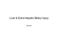 Liver & Extra-Hepatic Biliary Injury Hashmi Anatomy Live