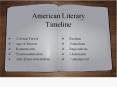 American Literary Timeline Colonial Period Age of Reaso