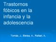 Trastornos f bicos en la infancia y la adolescencia Tom s