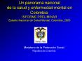 Un panorama nacional de la salud y enfermedad mental e