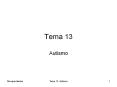 Tema 13 Autismo Conceptos El autismo seg n la OM