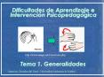 Dificultades de Aprendizaje e Intervenci n Psicopedag gic