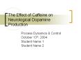 The Effect of Caffeine on Neurological Dopamine Productio