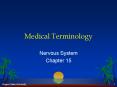 Nervous System Chapter 15 Nervous System Coordinates man
