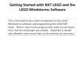 Getting Started with NXT LEGO and the LEGO Mindstorm