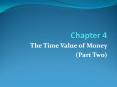 The Time Value of Money (Part Two) 4.7 Waiting Time fo