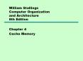 William Stallings Computer Organization and Architecture 8t