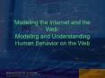 Modeling the Internet and the Web: Modeling an