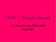 EEOC v. Morgan Stanley U.S. District Court, SDNY(2004) Judg