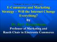 Marketing Strategy & Planning (601) E-Commerce and Marketin