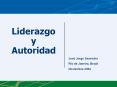 Liderazgo y Autoridad Jos  Jorge Saavedra Rio de Janeiro