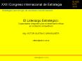 XXIII Congreso Internacional de Estrategia Estrategias par