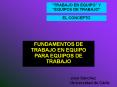 FUNDAMENTOS DE TRABAJO EN EQUIPO PARA EQUIPOS DE TRABAJO Jo