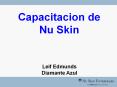 Capacitacion de Nu Skin Leif Edmunds Diamante Azul Esfuerza