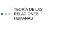 teor a de las relaciones humanas corriente de las relacione