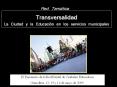 Red Tem tica Transversalidad La Ciudad y la Educaci n en lo