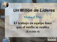 Un Mill n de L deres Manual Dos El trabajo en equipo hac
