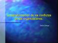 La transformaci n de los conflictos en las organizaciones