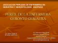 ASOCIACION PERUANA DE ENFERMERIA EN GERIATRIA Y GERONTOLOGI