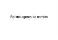 Rol del agente de cambio Ulrich - Convertirse en un agent