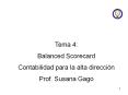 Tema 4: Balanced Scorecard Contabilidad para la alta direcc